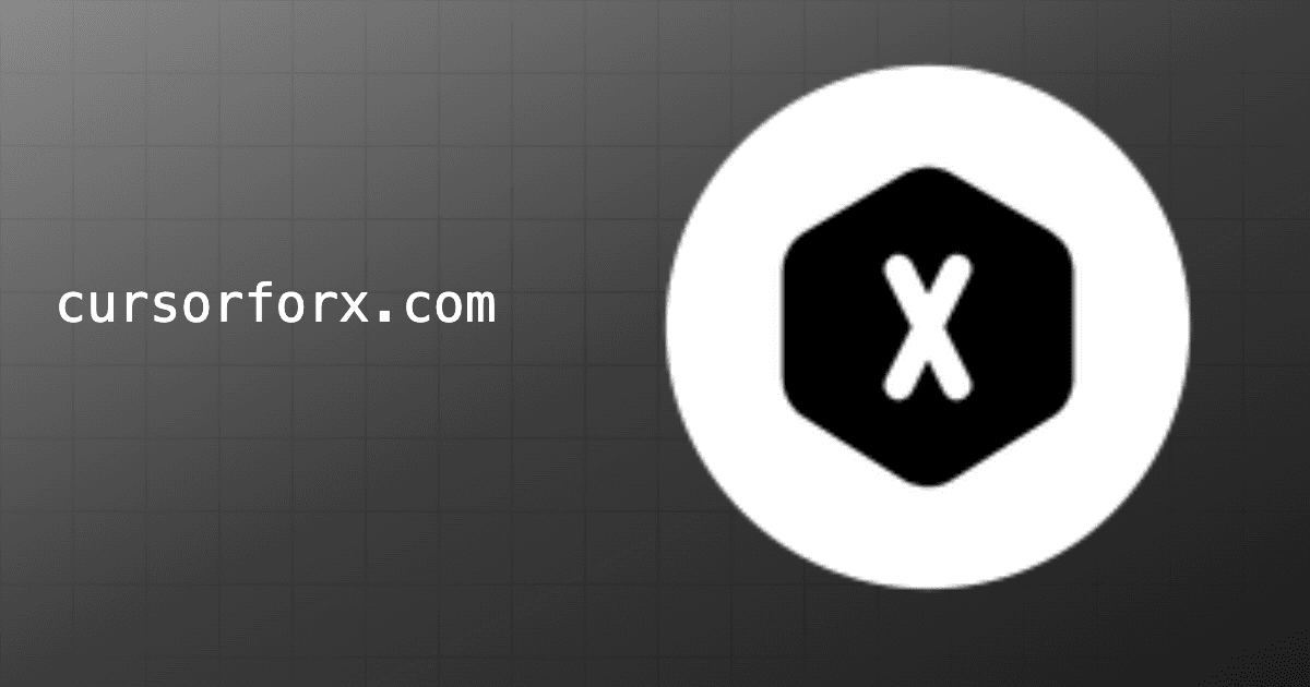 CursorForX